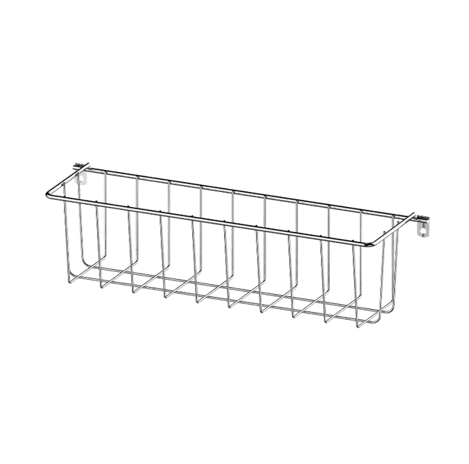 Screw-on detergent basket