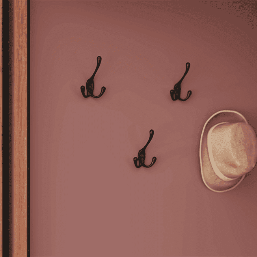 SORIA L Double Furniture Hook