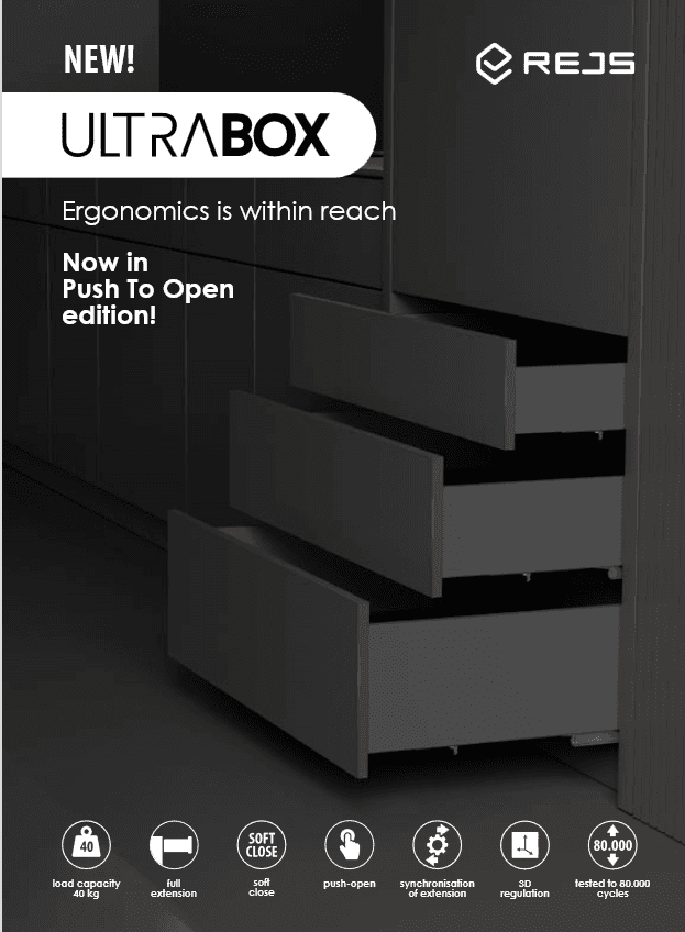 Ultra Box push open leaflet