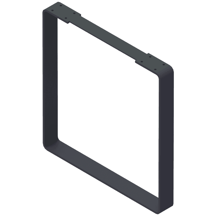 Nogi z płaskownika 80x10, 725x700 mm