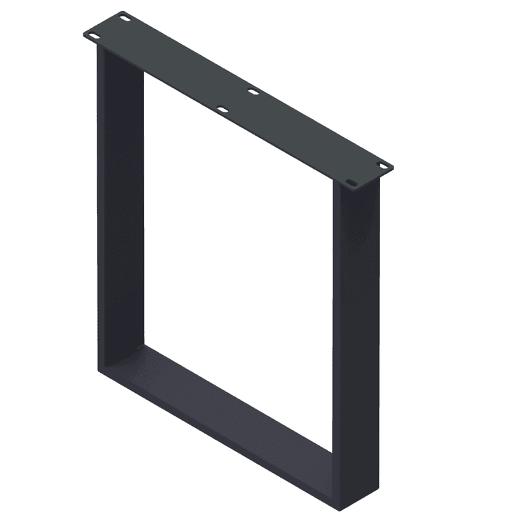 Noga stołu z profilu 100x20 mm