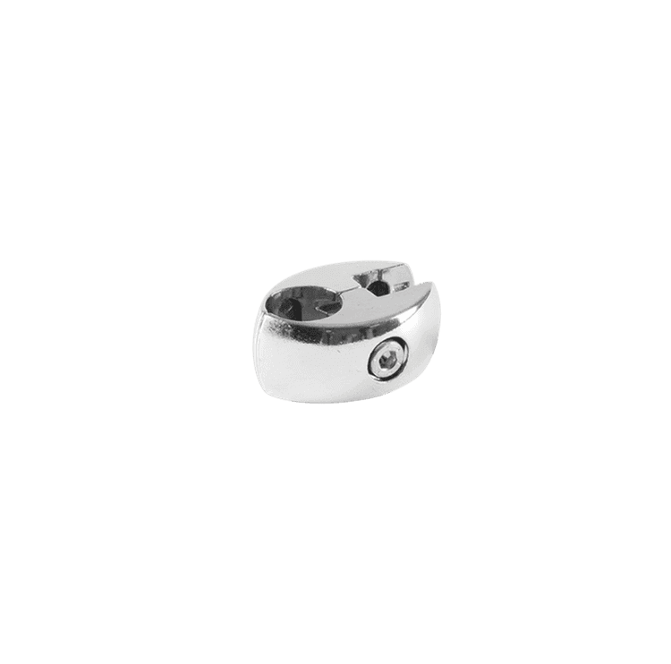 Single elliptical connector for glass/board (120)
