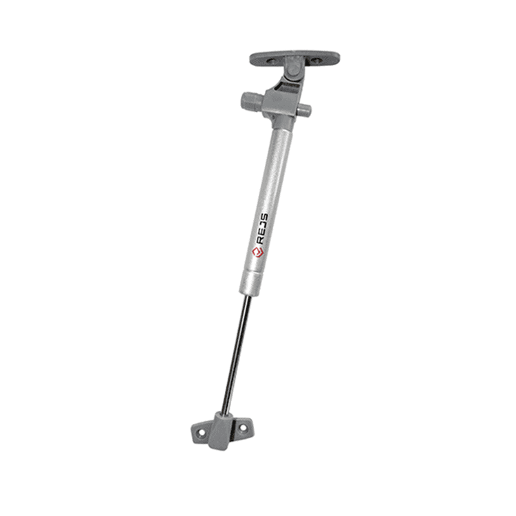 Pneumatic hood lift with damper