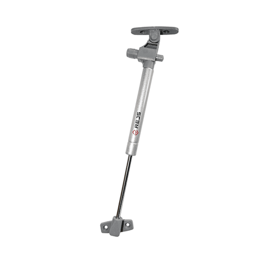 Pneumatic hood lift with damper