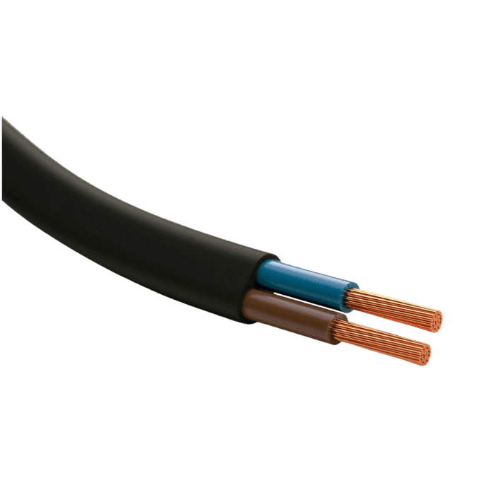 Przewód dwużyłowy 2 × 0,75 mm² H03VVH2-F 100 mb w podwójnej izolacji