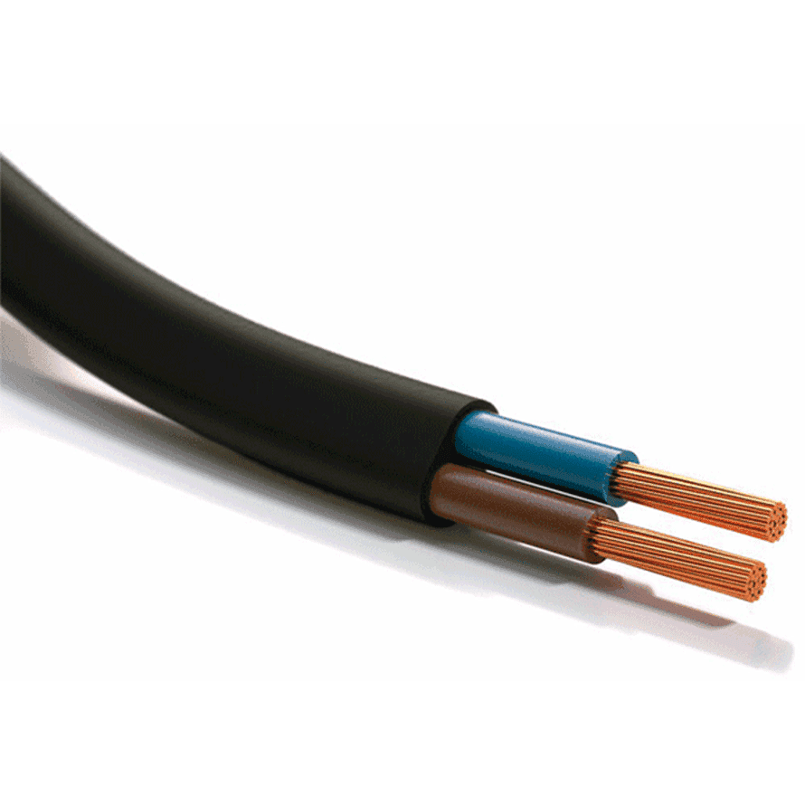 Przewód dwużyłowy 2 × 0,75 mm² H03VVH2-F 100 mb w podwójnej izolacji