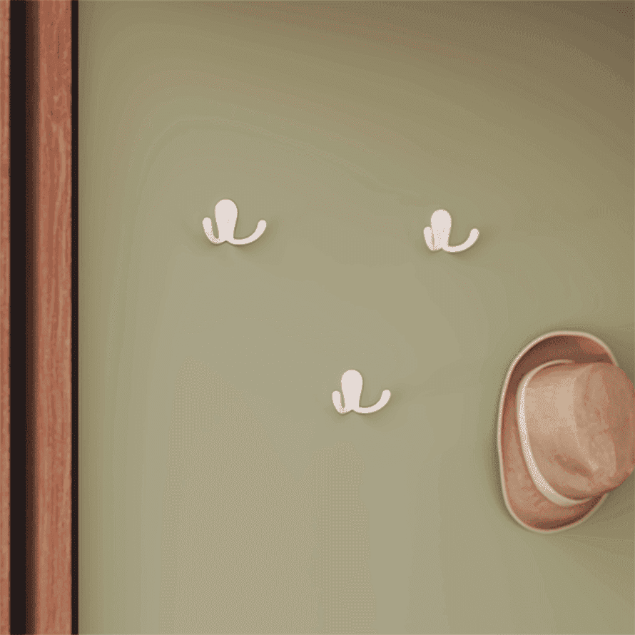 SORIA S Double Furniture Hook