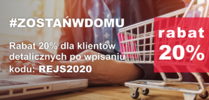 20% rabatu na wszystko! Tylko online.