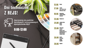 Czerwcowe dni techniczne z REJS – bądź na bieżąco!